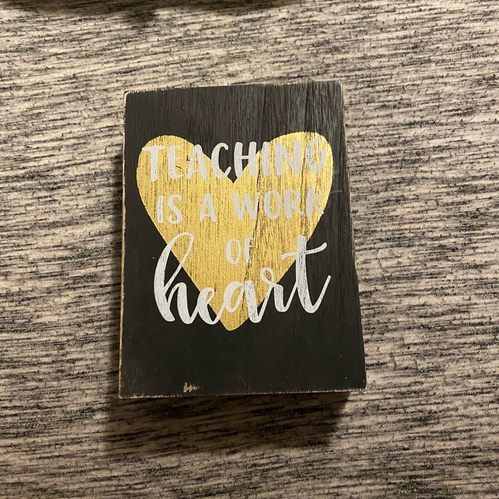 Teaching wall art